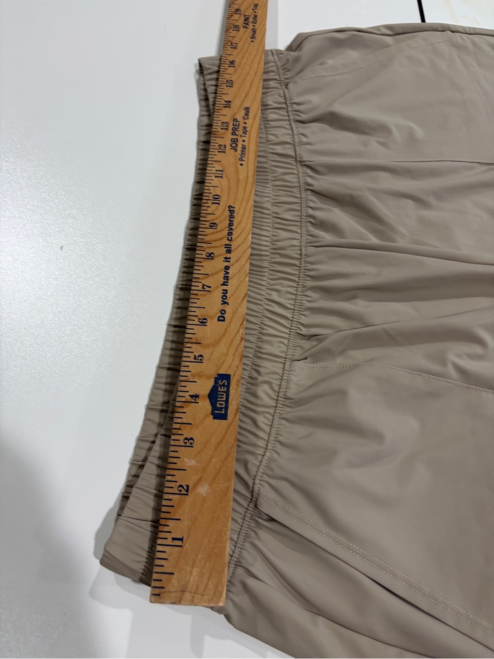 Women’s Elastic Waist Track Pants in Taupe